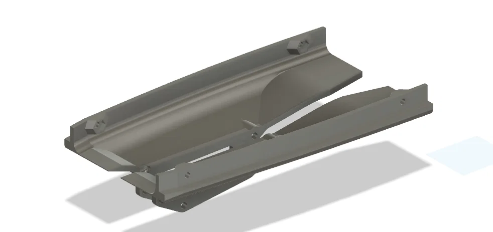 Sliders & body mounts VRD Vanquish cho thân SBG Volvo Sugga (Carbon/3D-printed) - Image 2
