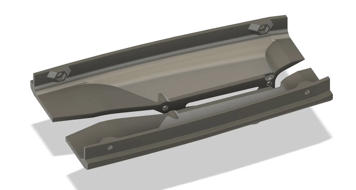 Sliders & body mounts VRD Vanquish cho thân SBG Volvo Sugga (Carbon/3D-printed) - Image 3