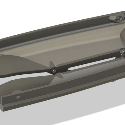 Sliders & body mounts VRD Vanquish cho thân SBG Volvo Sugga (Carbon/3D-printed)