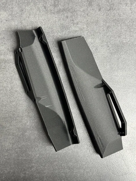 Sliders & body mounts VRD Vanquish cho thân SBG Volvo Sugga (Carbon/3D-printed) - Image 5