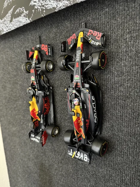 Giá treo tường 3D cho mô hình xe đua F1 tỉ lệ 1:43 cực đẹp - Image 3