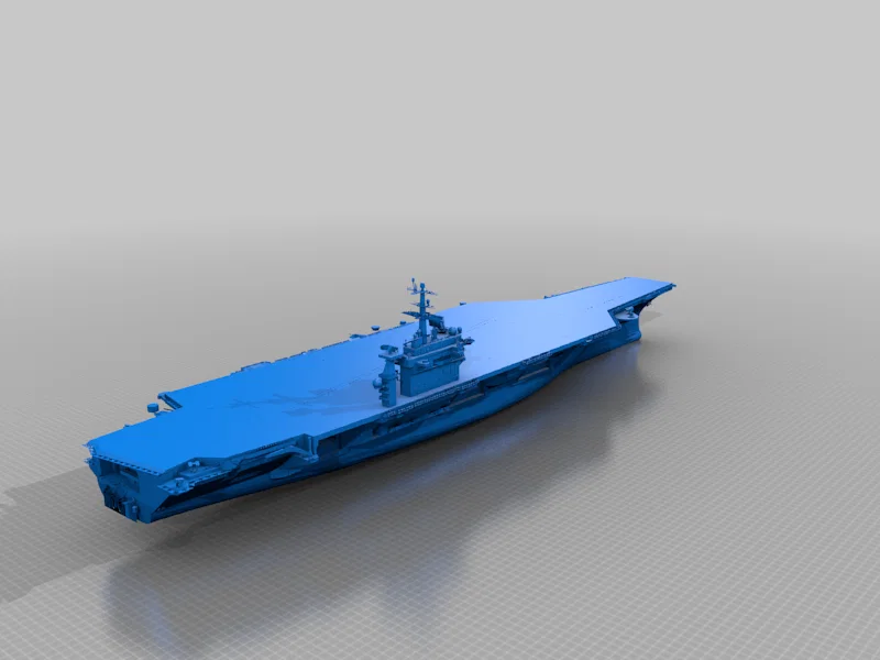 Mô hình tàu sân bay USS Nimitz tỉ lệ 1:300 in 3D cực chi tiết - Image 1