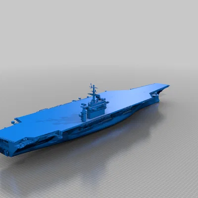 Mô hình tàu sân bay USS Nimitz tỉ lệ 1:300 in 3D cực chi tiết