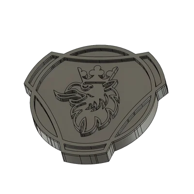 Mô hình logo Scania trang trí in 3D đẹp mắt