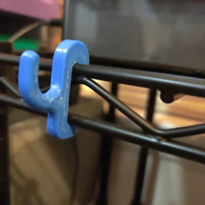 Móc treo đồ thông minh cho kệ sắt (Wire Rack Hook 5mm)