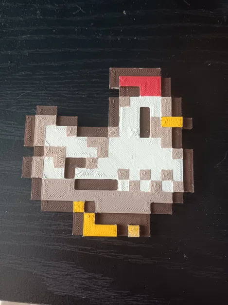 Mô hình chú gà Stardew Valley (Chicken) in 3D cực đáng yêu - Image 1