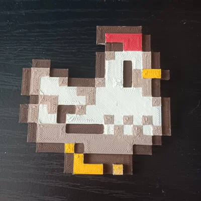 Mô hình chú gà Stardew Valley (Chicken) in 3D cực đáng yêu