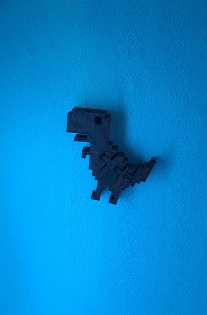 Mô hình khủng long Google Chrome No WiFi Dino linh hoạt (File in 3D) - Image 2