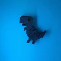 Mô hình khủng long Google Chrome No WiFi Dino linh hoạt (File in 3D) - Thumbnail 2