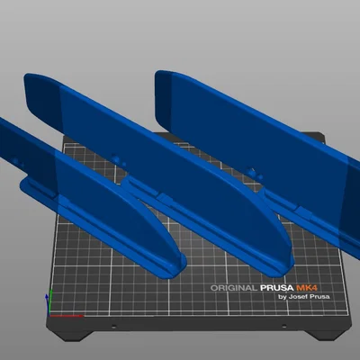 Vây chèo Paddleboard MK4 - Phụ kiện in 3D bền bỉ cho chèo thuyền trên sông
