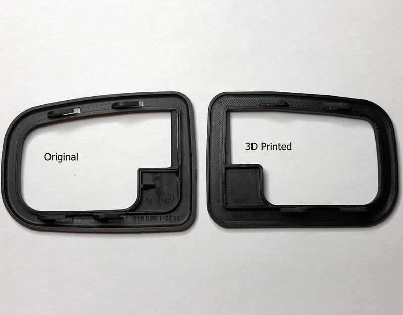 Khung tay nắm cửa trong BMW E36 (Inner Door Handle Frame V3) - Image 2