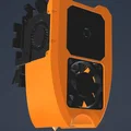 Ốp gió dual 4010 blower cho Ender3 v3 SE/KE dùng K1 hotend (blank/CRTouch/eddy) - Thumbnail 2