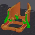 Ốp gió dual 4010 blower cho Ender3 v3 SE/KE dùng K1 hotend (blank/CRTouch/eddy) - Thumbnail 4