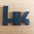 Mô hình logo Heckler & Koch (HK) in 3D ấn tượng - Thumbnail 1