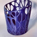 Ống đựng bút Voronoi (Voronoi pencil cup) - Thumbnail 1