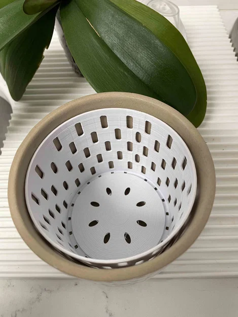 Insert trồng lan cho chậu hoa (Orchid insert for flower pot) - Image 2