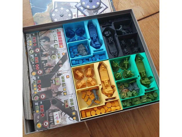 Bộ khay đựng linh kiện (Insert) tối ưu cho board game Scythe - Image 2