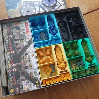 Bộ khay đựng linh kiện (Insert) tối ưu cho board game Scythe