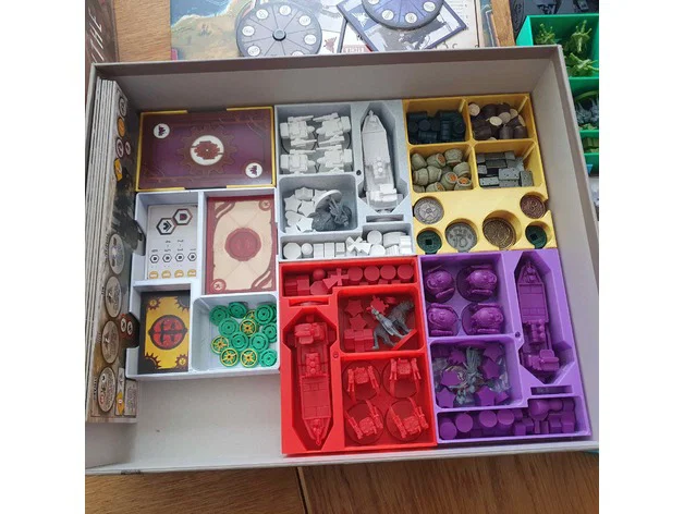 Bộ khay đựng linh kiện (Insert) tối ưu cho board game Scythe - Image 3