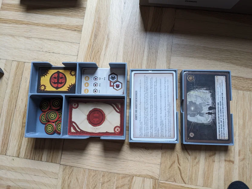 Khay đựng thẻ bài tùy chỉnh cho board game Scythe (bản dùng sleeve) - Image 1