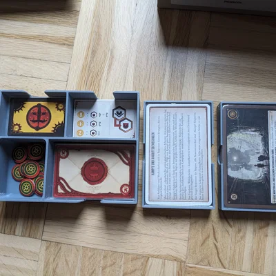 Khay đựng thẻ bài tùy chỉnh cho board game Scythe (bản dùng sleeve)