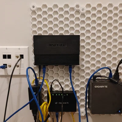 Ngàm bắt vít tham số cho hệ Honeycomb Storage Wall