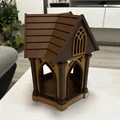 Máng ăn cho chim phong cách Gothic – In hoàn toàn (Fully Printable) - Thumbnail 4