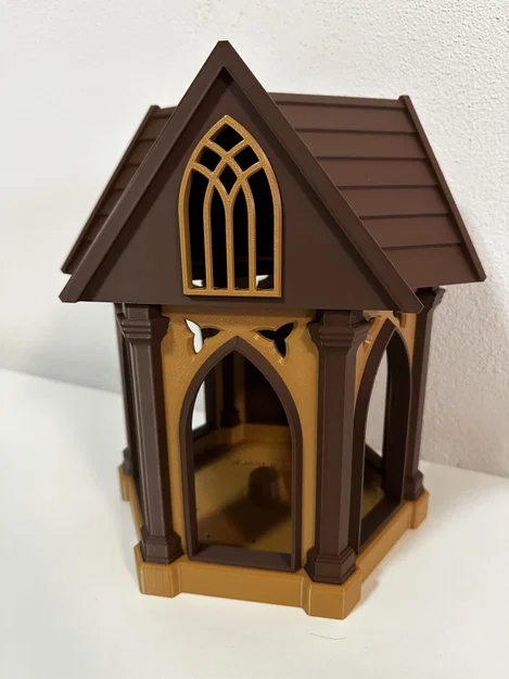 Máng ăn cho chim phong cách Gothic – In hoàn toàn (Fully Printable) - Image 5
