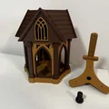 Máng ăn cho chim phong cách Gothic – In hoàn toàn (Fully Printable) - Thumbnail 7