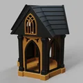 Máng ăn cho chim phong cách Gothic – In hoàn toàn (Fully Printable) - Thumbnail 8