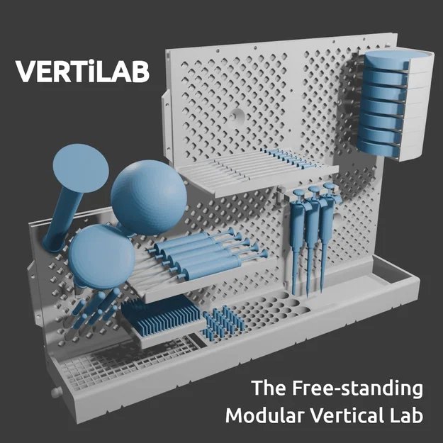 VERTiLAB - Lab dọc modular tự đứng (Free-standing Modular Vertical Lab) - Image 1