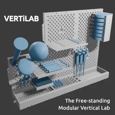 VERTiLAB - Lab dọc modular tự đứng (Free-standing Modular Vertical Lab)