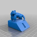 Mô hình lưu niệm chồn hương trưng bày vỏ đạn .22LR (File in 3D) - Thumbnail 1