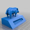 Giá trưng bày tượng heo rừng độc đáo cho đạn .308 - Thumbnail 1