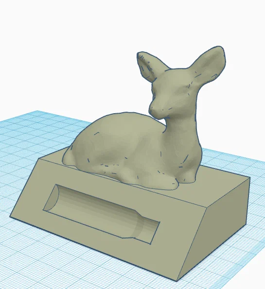 Mô hình đế trưng bày Deer Trophy cho vỏ đạn .308 in 3D - Image 2