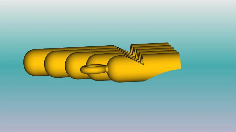 Mô hình sáo Pan mini làm móc khóa độc đáo - Image 6