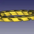 Vòng tay dạng xích in 3D phong cách hiện đại - Print-in-Place - Thumbnail 8