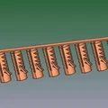 Bộ tắc kê nhựa 10 cái (Dübel d4 x D6 x 18) tiện dụng cho mọi nhà - Thumbnail 2
