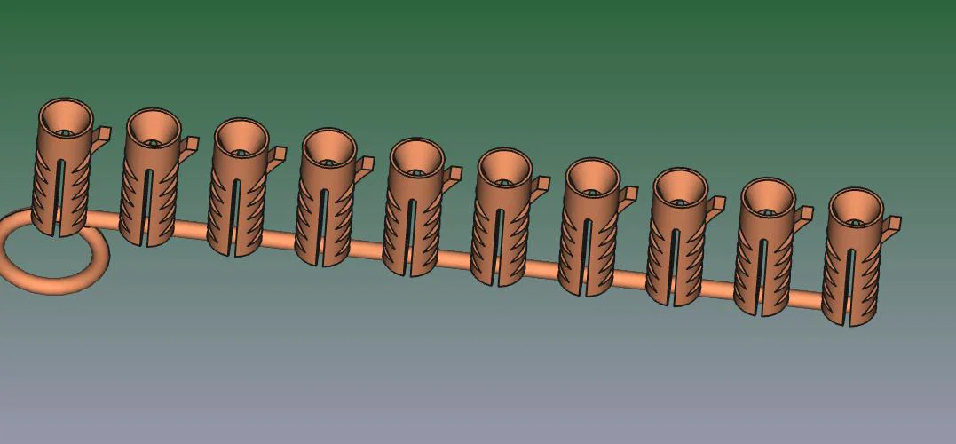 Bộ tắc kê nhựa 10 cái (Dübel d4 x D6 x 18) tiện dụng cho mọi nhà - Image 3