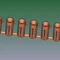 Bộ tắc kê nhựa 10 cái (Dübel d4 x D6 x 18) tiện dụng cho mọi nhà - Thumbnail 3