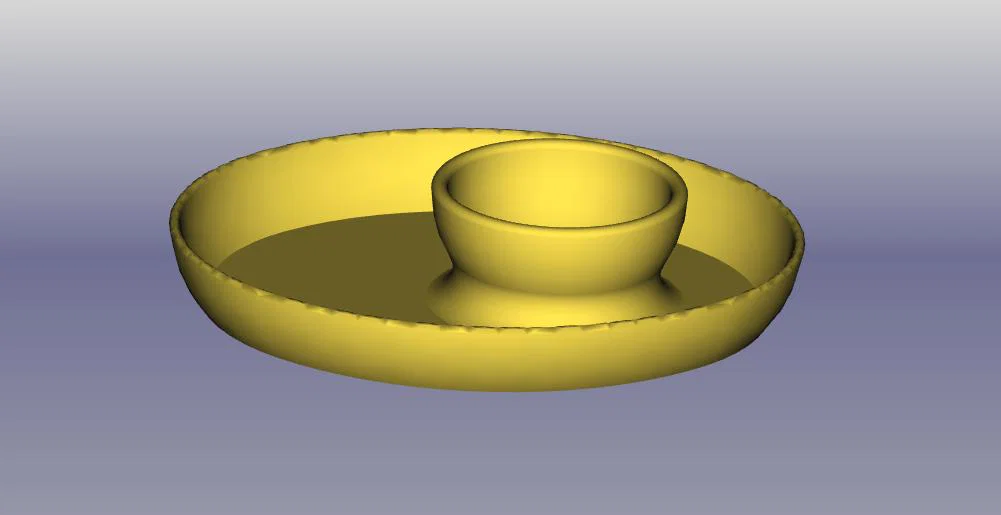 Khay đựng trứng đơn giản kèm đĩa lót - Image 2