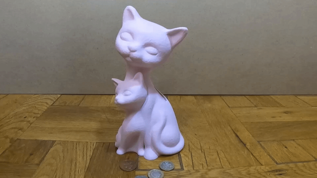 Hộp Heo Đất Mèo (Cat Moneybox) - Thumbnail 1