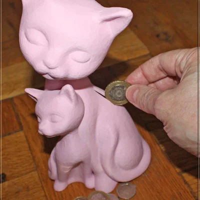 Hộp Heo Đất Mèo (Cat Moneybox)