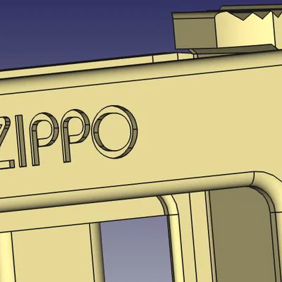 Kẹp thắt lưng ZIPPO – Chú ý: có lỗi!
