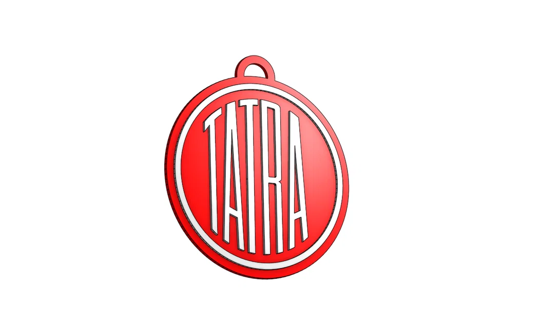 Móc khóa in 3D Logo hãng xe Tatra - File thiết kế độc đáo - Image 1