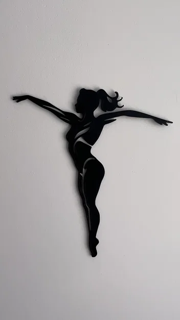 Mô hình trang trí tường Gymnast Wall Art #4 in 3D cực đẹp - Image 2