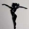 Mô hình trang trí tường Gymnast Wall Art #4 in 3D cực đẹp - Thumbnail 2