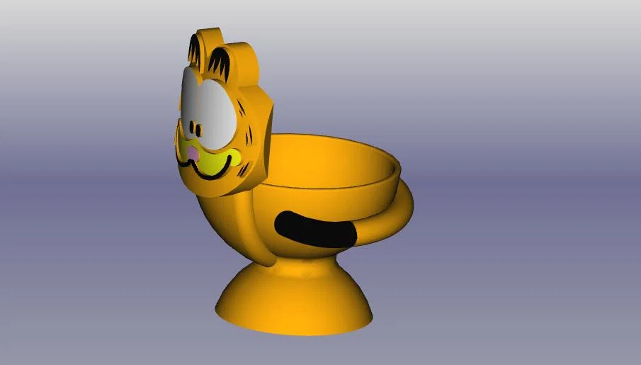 Katze Eierbecher (Cốc đựng trứng hình mèo) - Image 3