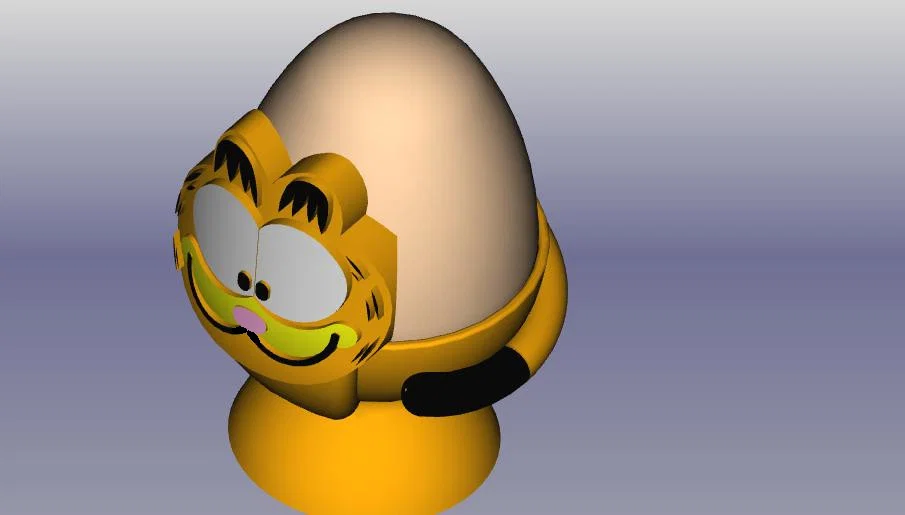 Katze Eierbecher (Cốc đựng trứng hình mèo) - Image 4