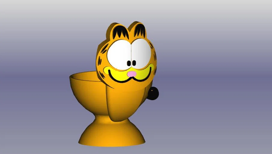 Katze Eierbecher (Cốc đựng trứng hình mèo) - Image 6